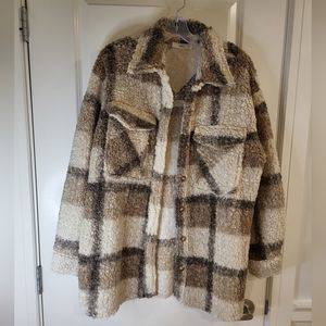 Talulah Oversized Teddy Shacket New with no tags